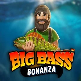 Big Bass Bonanza logo by Pragmatic Play Rolling Slots Casino