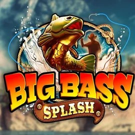 Slots logo of Big Bass Splash from Pragmatic Play at Rolling Slots Casino