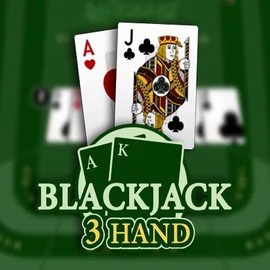 Blackjack 3H (Habanero) slot visual from Habanero available on rolling-slots.net