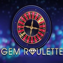 Gem Roulette online game logo by iSoftBet on rolling-slots.net