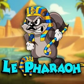 Le Pharaoh online game logo by Hacksaw Gaming on rolling-slots.net