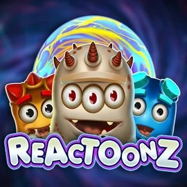 Reactoonz casino game by Play'n GO – featured logo at Rolling Slots Casino