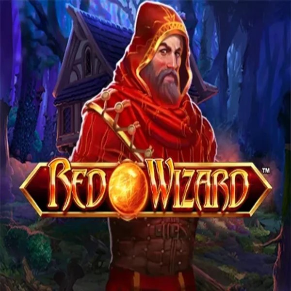 Red Wizard slot logo by Rarestone Gaming at Rolling Slots Casino