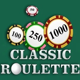 Roulette slot logo by OneTouch Games at Rolling Slots Casino
