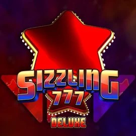 Sizzling 777 Deluxe slot logo by Wazdan at Rolling Slots Casino