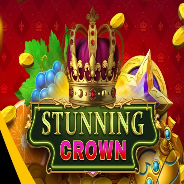 Stunning Crown online game logo by BF Games on rolling-slots.net