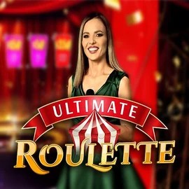 Ultimate Roulette slot icon by Ezugi, available at Rolling Slots Casino