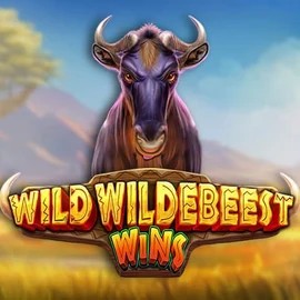 Wild Wildebeest Wins logo by Pragmatic Play Rolling Slots Casino